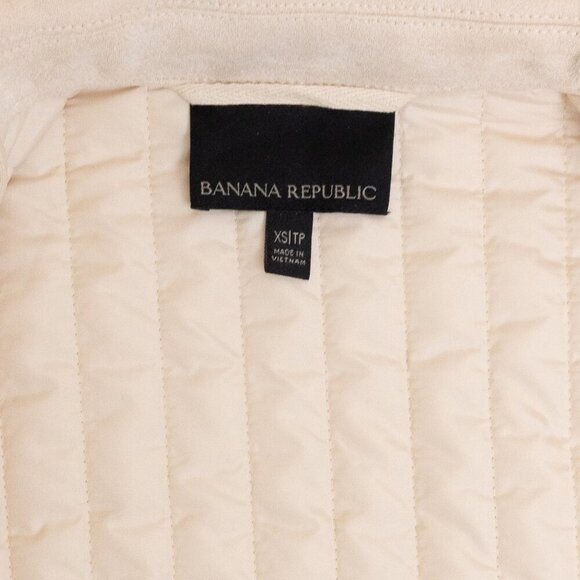 Banana Republic  Quilted Jacket Barn Water Resistant Ivory - Picture 5 of 16